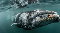 Vad ”sjöng” valar om på 1940-talet? Forskare har upptäckt en unik inspelning